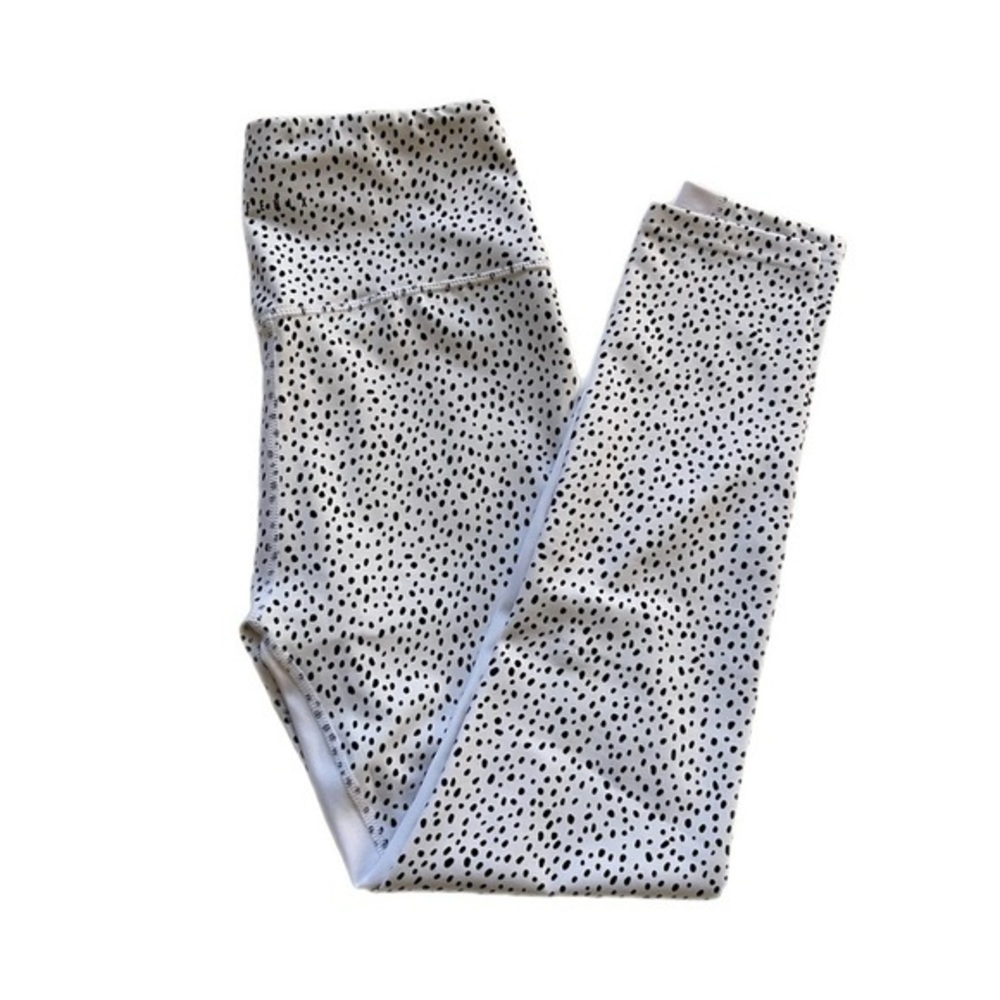 ALL FENIX × ANTHROPOLOGIE Montana High Rise Legging White with Black Dots Spots